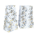 Dėžutė DIANA-5, su dangteliu, 29x22xH12,5cm, baltos spalvos / drugelis - Image 2