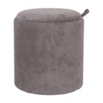 Otomanas / stalas HIRO D34,5xH37cm, pilkos spalvos, su dėže ir dėže - Image 2
