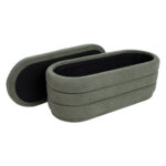 Suoliukas HIRO 104x44xH44cm, žalias, su daiktadėže - Image 2