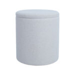 Otomanas HAKO D39xH44cm, šviesiai smėlio spalvos, su daiktadėže