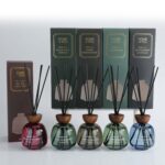 Nendrinis difuzorius HOME OASIS 180ml Juodoji arbata ir vetiverija - Image 2