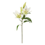 Dirbtinė gėlė GARDEN H75cm, balta lelija