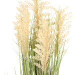 Dirbtinis augalas SODYBA H87cm, smėlio spalvos sorgas, žolė su vazonu - Image 2