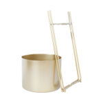 Gėlių stovas DEIA GOLD S 19,5x18xH37cm, aukso spalvos - Image 4