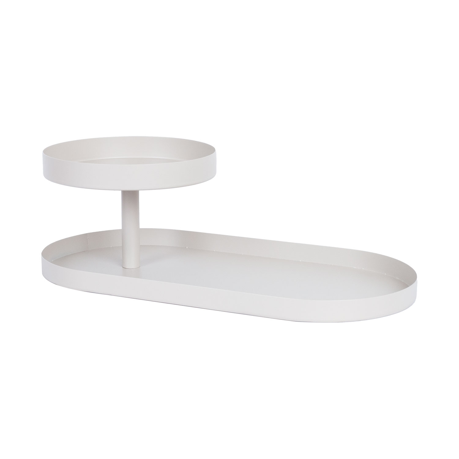 88732 Padėklas DEIA 40x20xH12,5 cm, šiltai pilkas - Image 1