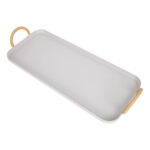 Padėklas DEIA 43×16,5xH6cm, šiltai pilkas - Image 2