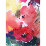 Sienų meno kūrinys WALLY 40x40cm, medetkos - Image 2