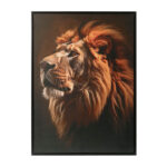 Sienų meno kūrinys WALLY 50x70cm, liūtas