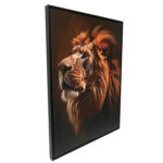 Sienų meno kūrinys WALLY 50x70cm, liūtas - Image 3