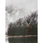 Sienų meno kūrinys WALLY 60x80cm, snieguotas peizažas - Image 2