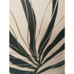 Sienų menas WALLY 40x50cm, dekoratyvinis lapas 2 - Image 2