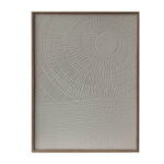 Sienų meno kūrinys WALLY 60x80cm, abstraktus, baltas