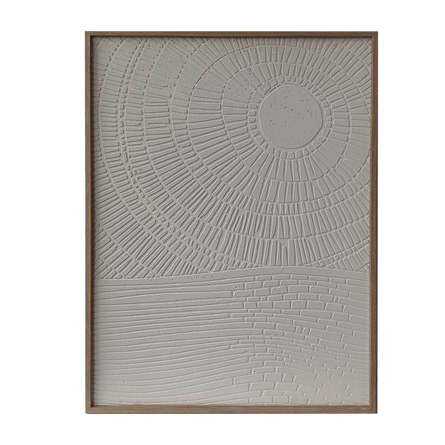 88769 Sienų meno kūrinys WALLY 60x80cm, abstraktus, baltas - Image 1