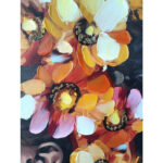 Sienų meno kūrinys WALLY 60x80cm, moteris ir gėlės 1 - Image 2