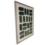 Sienų meno kūrinys WALLY 60x80cm, žalias labirintas 1 - Image 3