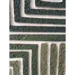 Sienų meno kūrinys WALLY 60x80cm, žalias labirintas 2 - Image 2