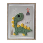 Sienų meno kūrinys WALLY 30x40cm, dinozauras