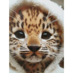 Sienų meno kūrinys WALLY 40x50cm, mažasis gepardas - Image 2