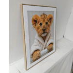 Sienų meno kūrinys WALLY 40x50cm, mažasis liūtas - Image 3