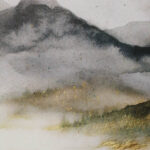 Sienų meno kūrinys WALLY 60x80cm, kalnai 2 - Image 2