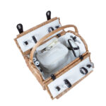 Pikniko krepšys 4 asmenims, 47x31xH23/28/38cm - Image 2