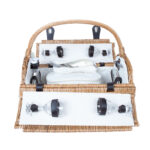 Pikniko krepšys 4 asmenims, 47x31xH23/28/38cm - Image 3