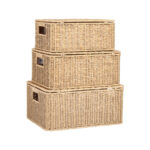 Krepšelis BASILE 31x21xH13cm, natūralus - Image 2