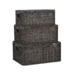 Krepšelis BASILE 37x27xH17cm, tamsus - Image 2