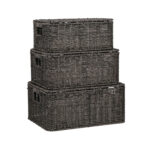 Krepšelis BASILE 34x24xH15cm, tamsus - Image 2