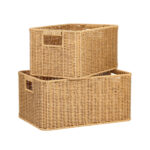 Krepšelis BASILE 33x22xH17cm, natūralus - Image 2