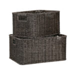 Krepšelis BASILE 37x26xH18cm, tamsus - Image 2