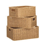 Krepšelis BASILE 37x27xH15cm, natūralus - Image 2