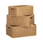 Krepšelis BASILE 31x21xH12cm, natūralus - Image 2