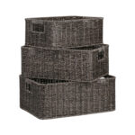 Krepšelis BASILE 37x27xH15cm, tamsus - Image 2