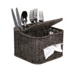 Krepšelis BASILE 18x18xA13,5cm, tamsus - Image 2