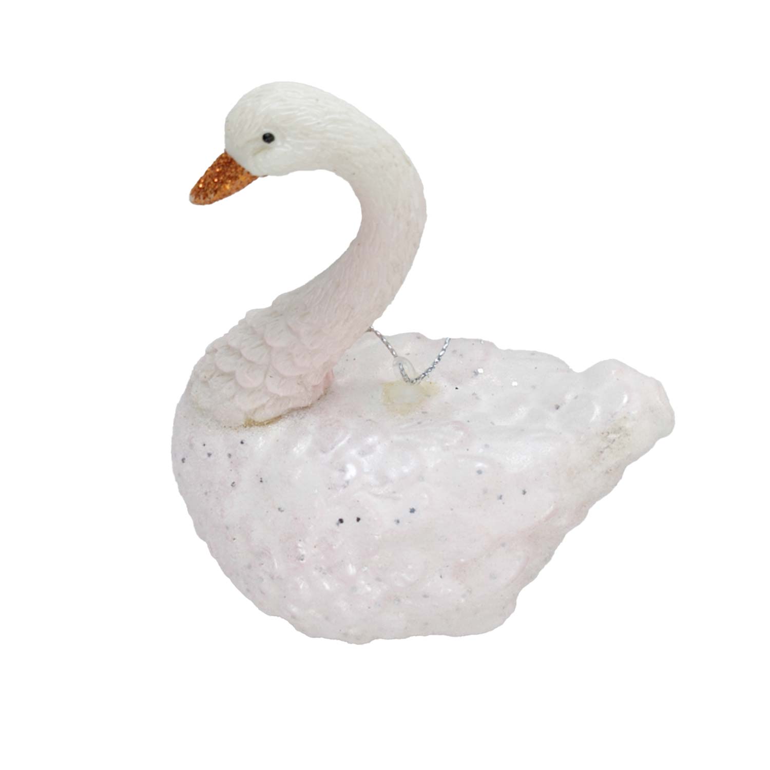 89006 Kalėdinis papuošalas JOY SWAN 10,5 cm, stiklas - Image 1