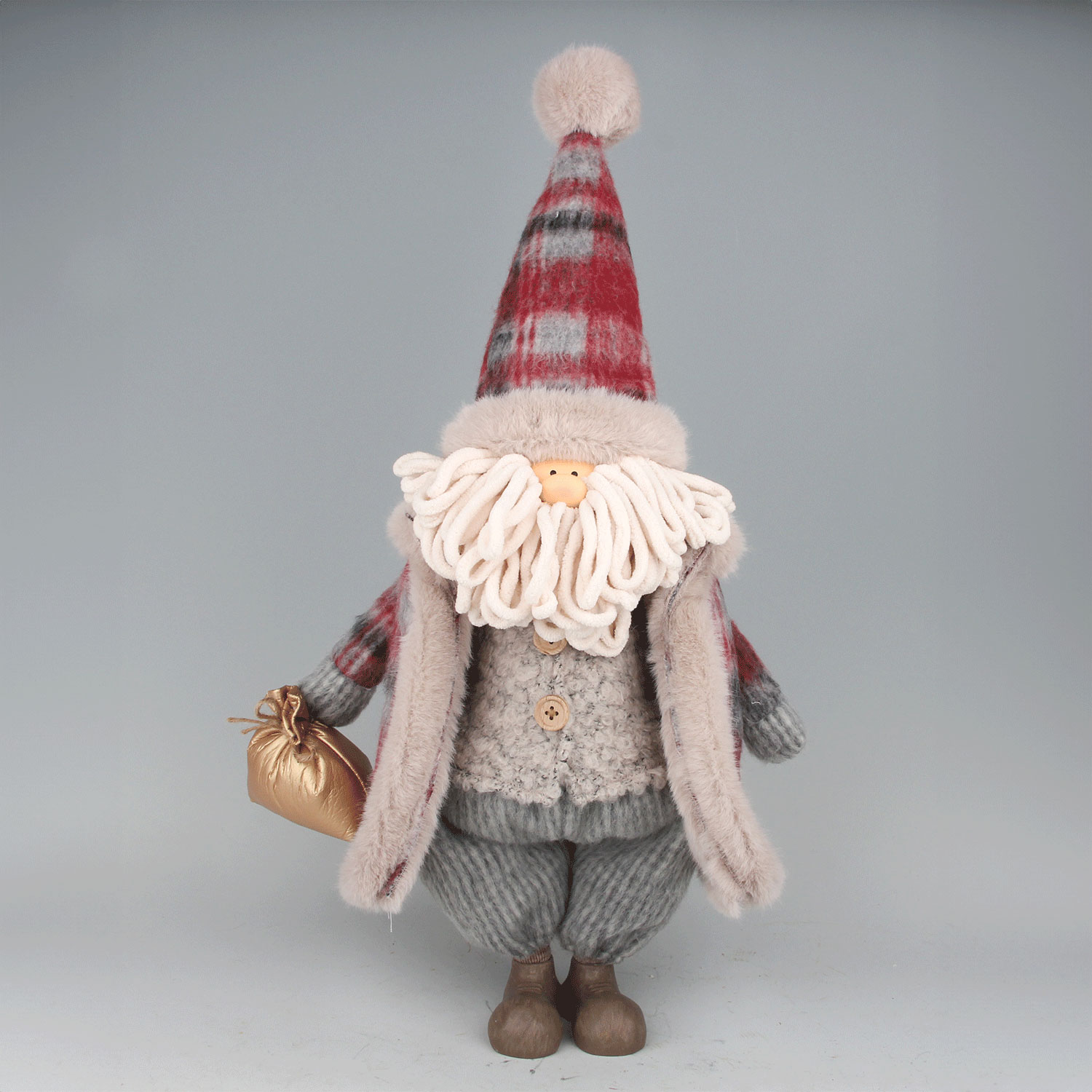 89039 Dekoracijos FAB NOEL H56cm, santa - Image 1