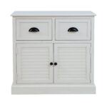 Spintelė MELDON 75x33xH75cm, balta - Image 3