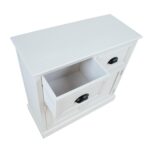 Spintelė MELDON 75x33xH75cm, balta - Image 4