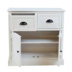 Spintelė MELDON 75x33xH75cm, balta - Image 5