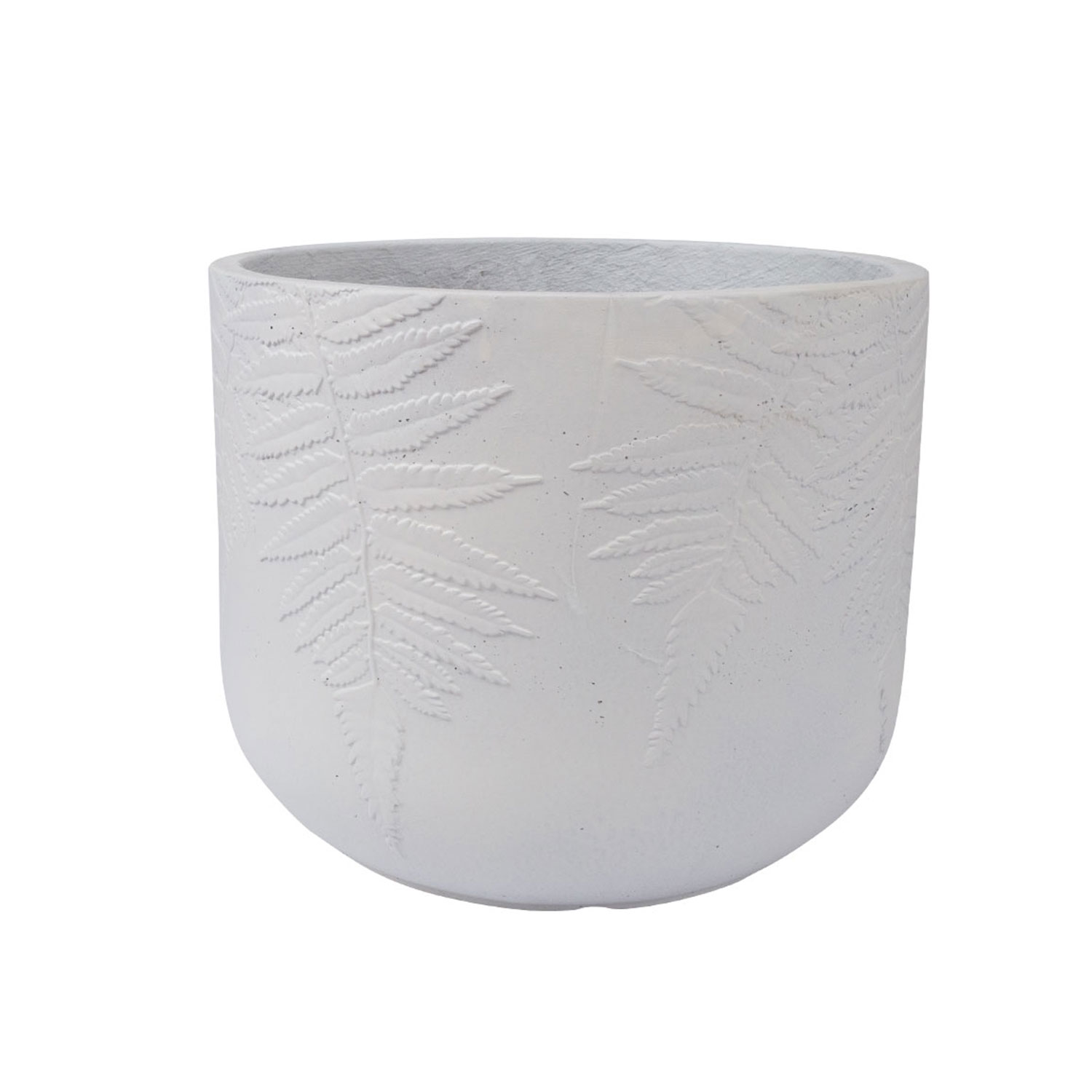 89150 Augalų laikiklis FERN D37xH30cm, baltas - Image 1