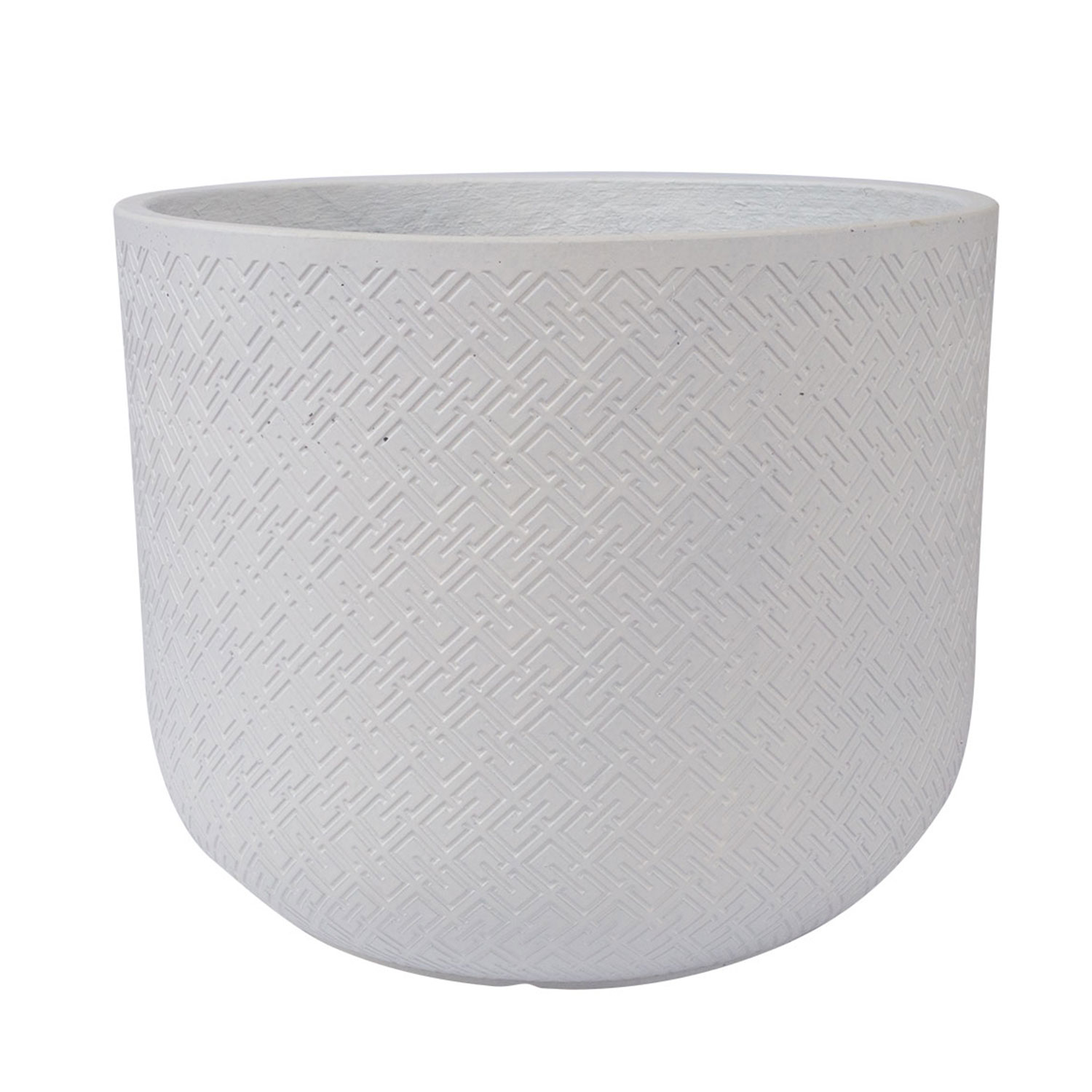 89159 Augalų laikiklis SELENA D44xH36cm, baltas - Image 1