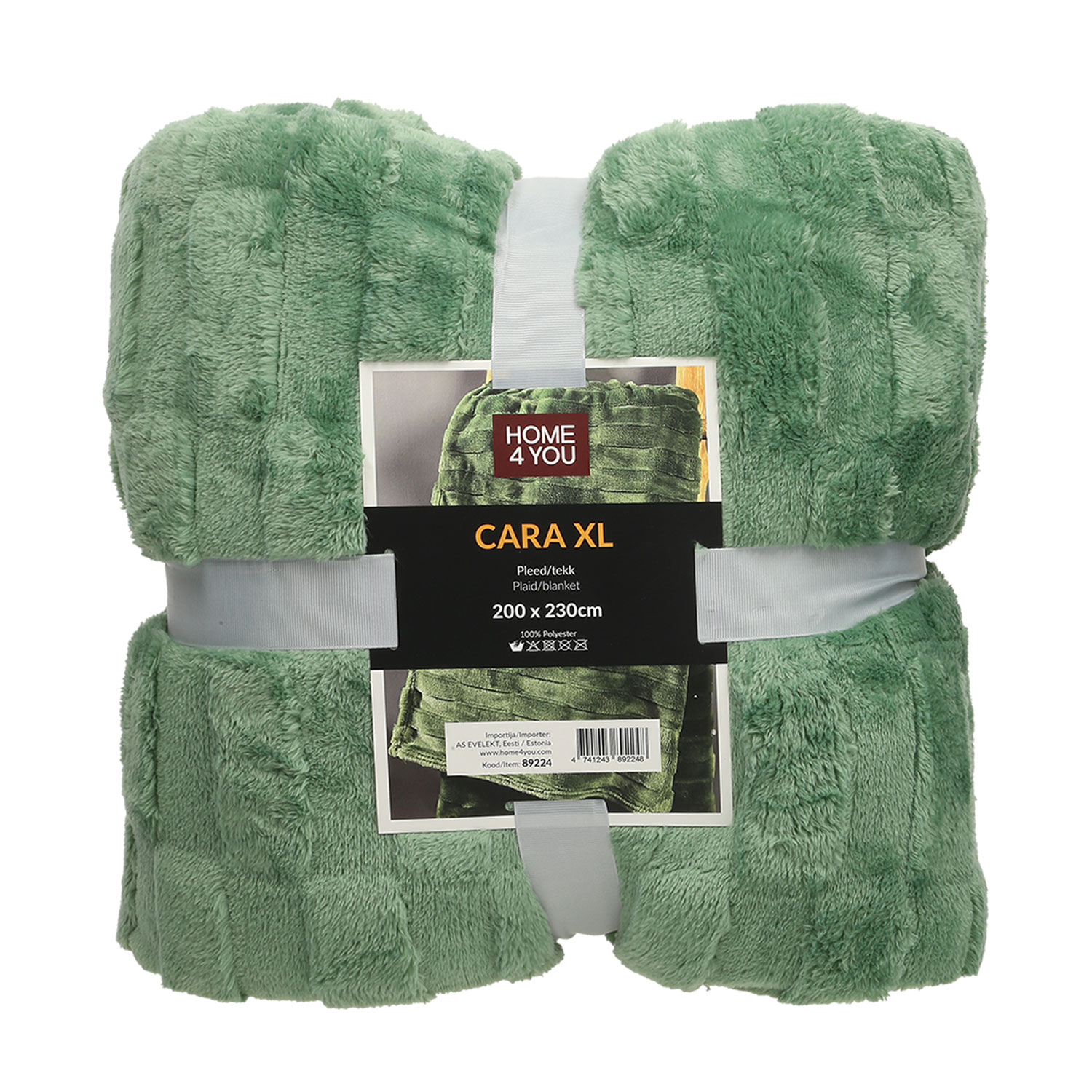 89224 Pledas CARA XL 200x230cm, žalias - Image 1