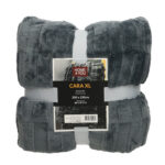 Pledas CARA XL 200x230 cm, tamsiai pilkos spalvos