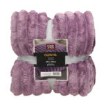 Pledas GLEN XL 200x230cm, violetinės spalvos