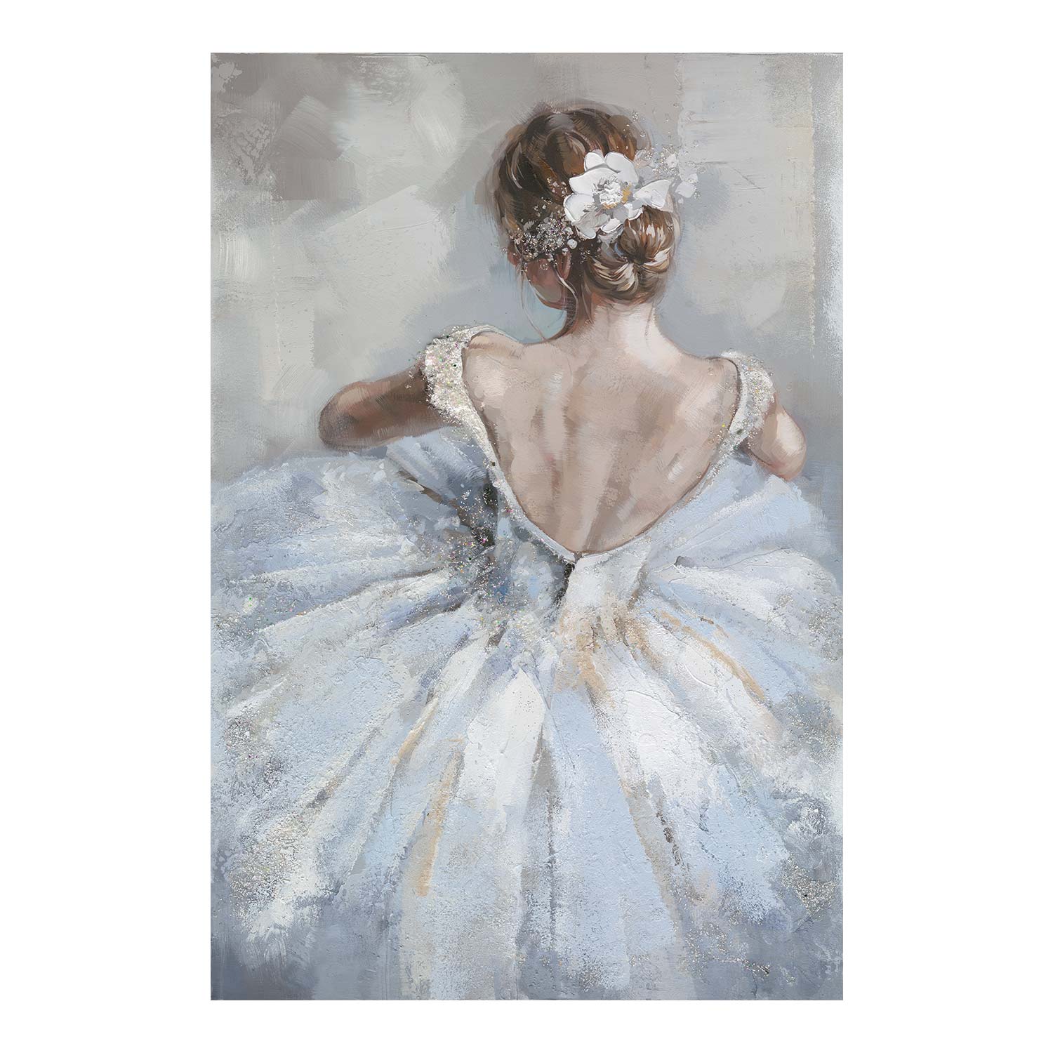 89334 Aliejinė tapyba 80x120cm, balerina - Image 1