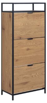 Batų spinta SEAFORD 56x30xH129cm, juoda