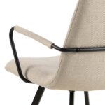 Valgomojo kėdė SELINA su porankiu, smėlio spalvos - Image 5