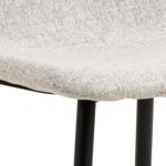 Valgomojo kėdė CELIA pilka/juoda - Image 4