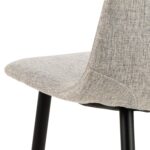 Valgomojo kėdė CELIA pilka/juoda - Image 6